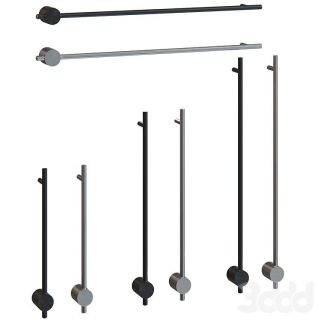 Электрический полотенцесушитель Broner Bruno NF  BR.007.080.0000.S 80 см без кнопки сатин